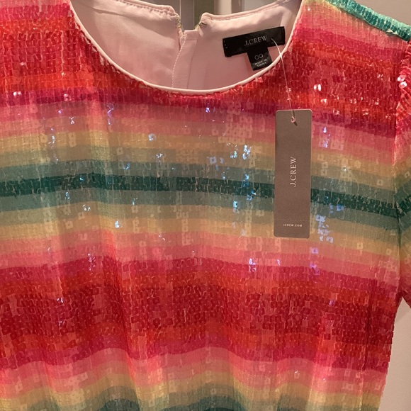 NWT J Crew size 00 sequined dress - Picture 2 of 6